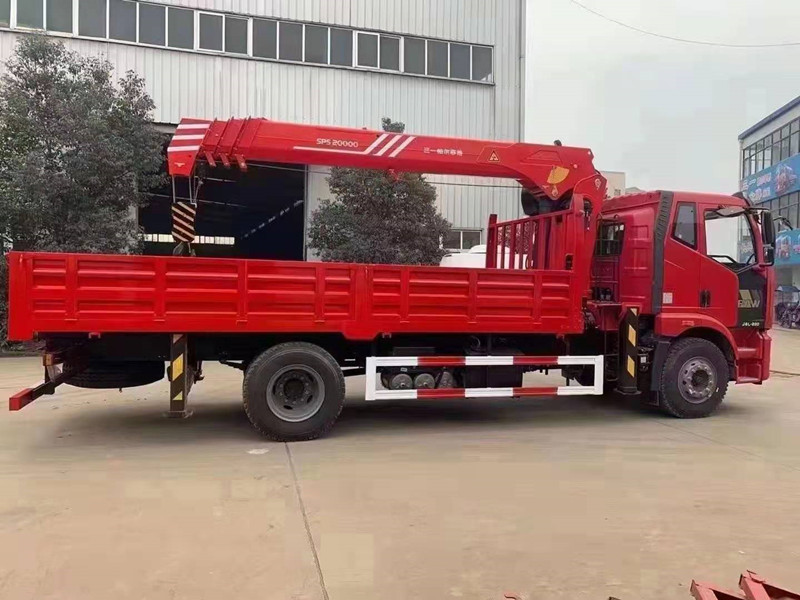 国六解放单桥三一8吨吊机